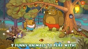 Forestry Animals - Nighty night game for Kids 3+ screenshot 1