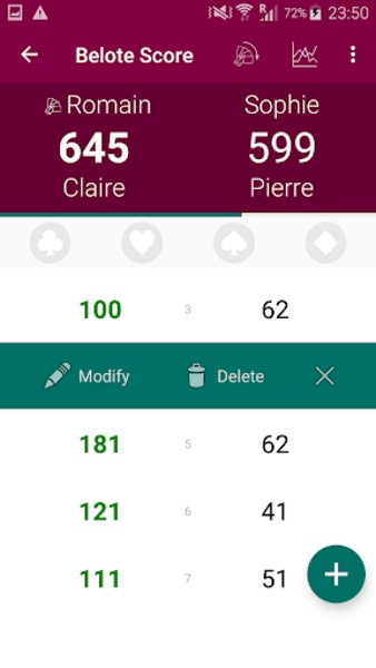 Belote Score - Preview 3