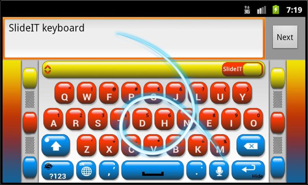 SlideIT Smarties candy skin - Preview 2