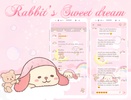SMS Theme Rabbit's Sweet Dream screenshot 1