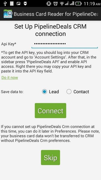 Business Card Reader for PipelineDealsCRM - Preview 7
