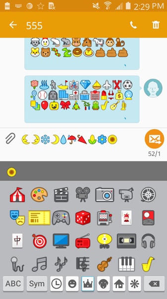 Emoji 3 Free Font Theme - Preview 1