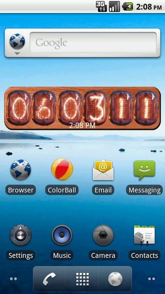 Nixie Clock Widget - Preview 3