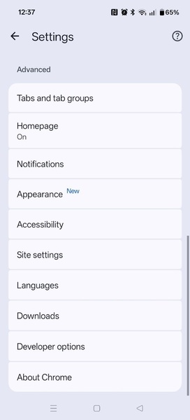Chrome Dev - Preview 4