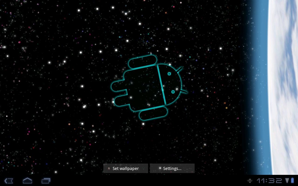 Droid in Space Live Wallpaper - Preview 4