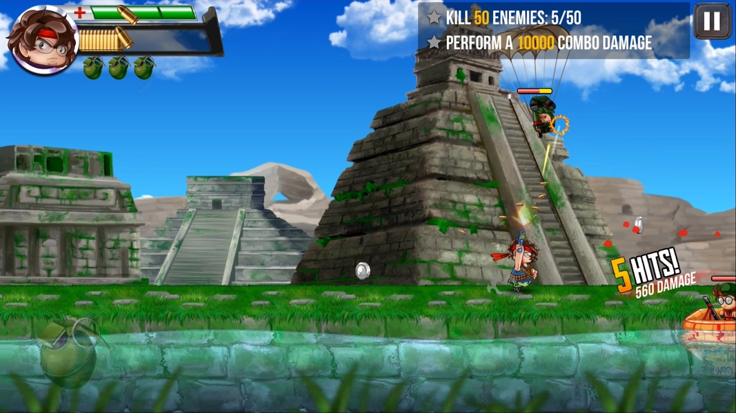 Ramboat Jogo Offline Pular Correr e Atirar - Rei dos Coins