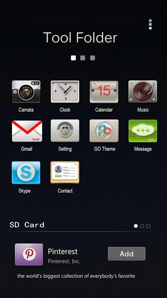 Deep Vision GOLauncher EX Theme - Preview 2