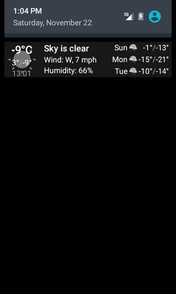 Weather notification - Preview 6