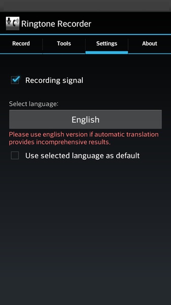 Ringtone Microphone - Preview 1