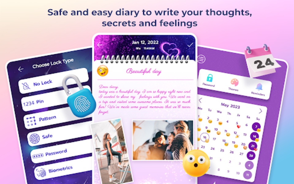 My Secret Diary with Lock - Preview 1