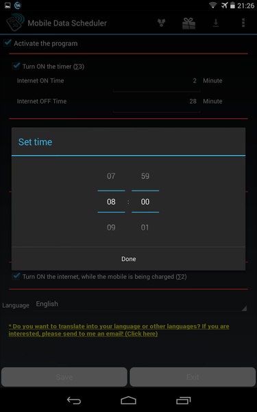 MobileInternetScheduler - Preview 1