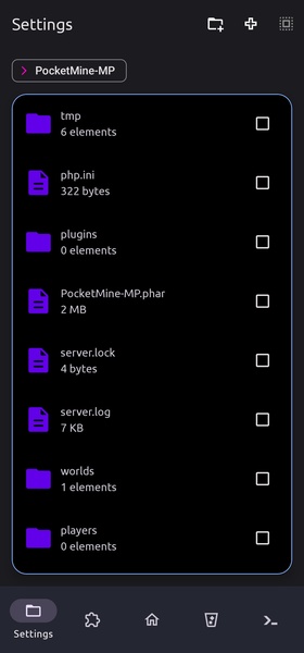 PocketServer - Preview 7