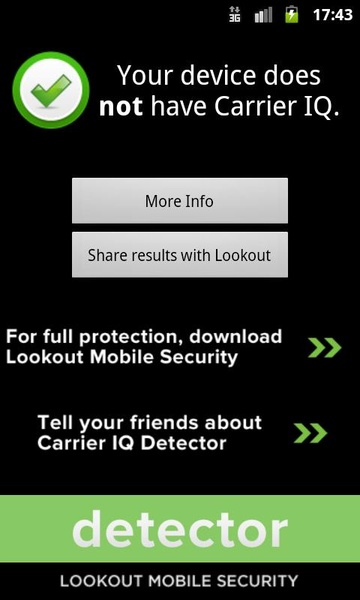 Carrier IQ Detector - Preview 2