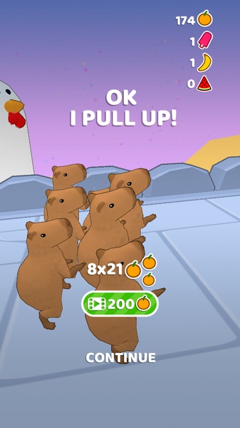 Capybara Rush na App Store