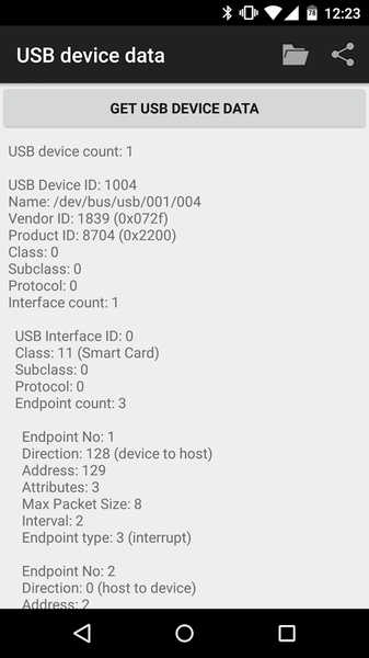 USB device data - Preview 3
