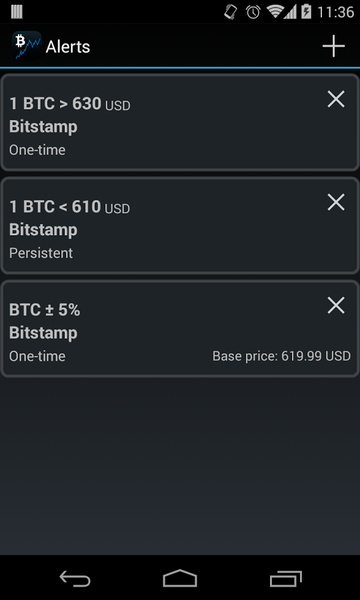 Bitcoin Ticker Widget - Preview 1