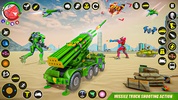 Army Truck Robot Car Game 3d screenshot 1