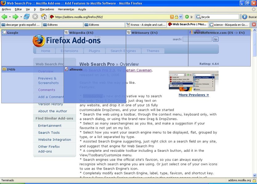 Better Search with Web Search Pro (FireFox)