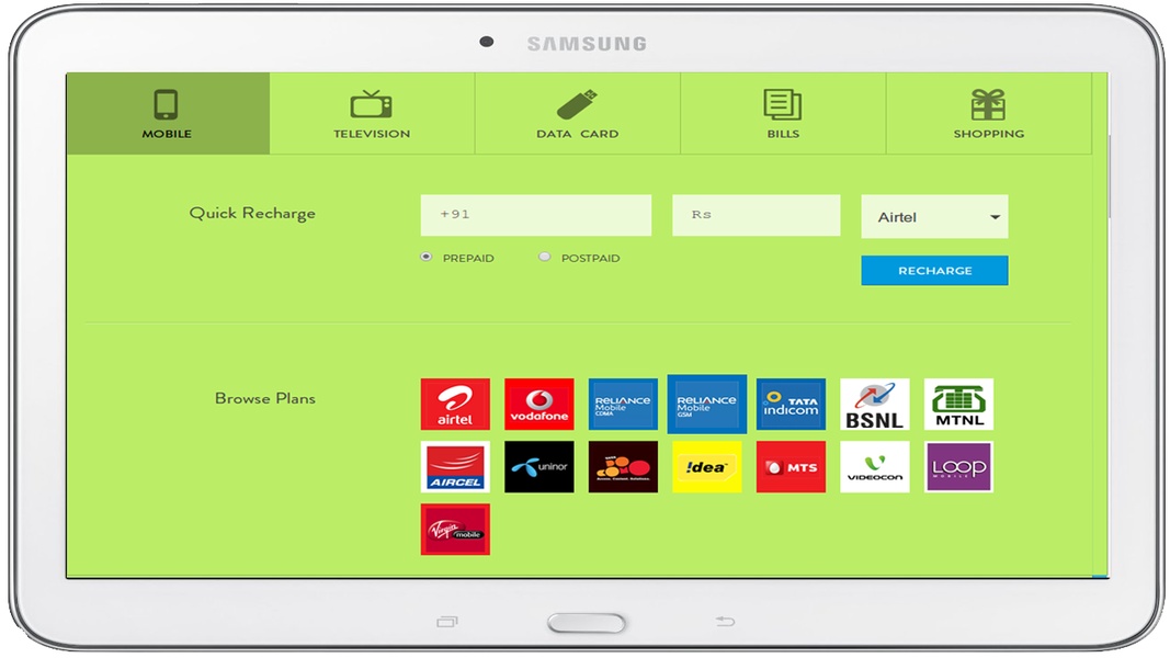 MobileRecharge - Preview 1