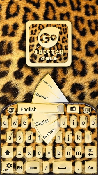 Cheetah Gold Keyboard - Preview 3