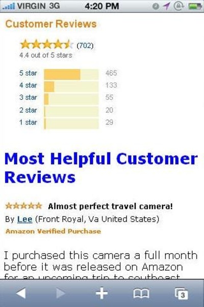 SX260 Digital Camera Reviews - Preview 1