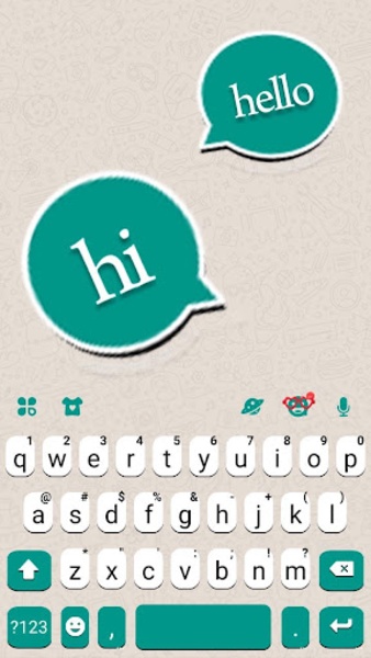SMS Messenger Keyboard - Preview 1