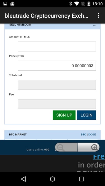 bleutrade - Preview 4