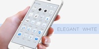 elegant white I GO桌面主题 screenshot 1