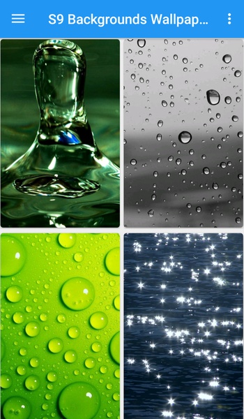 S9 Backgrounds Wallpapers Water Drop HD - Preview 1