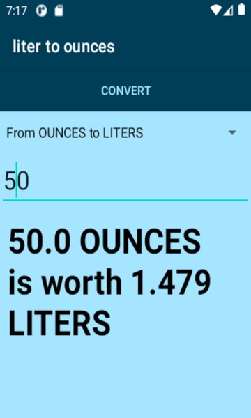 liter to ounces converter - Preview 2