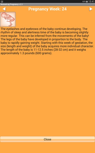 WomanLog Pregnancy Calendar - Preview 19