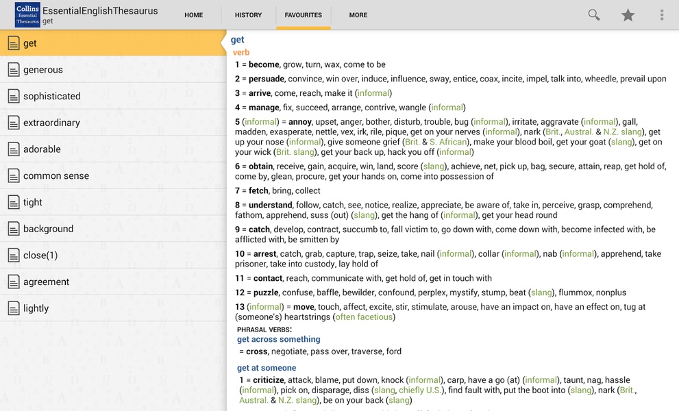 Collins Essential English Thesaurus - Preview 4