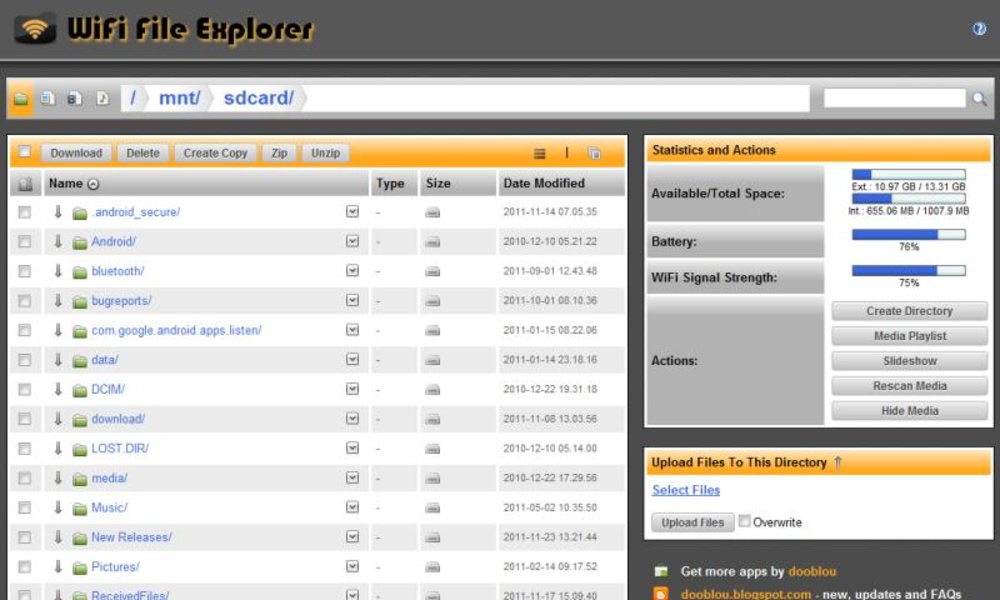 WiFi File Explorer - Preview 5
