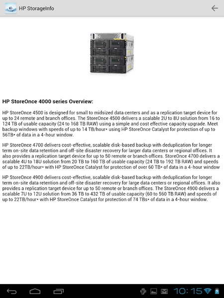 HP StorageInfo - Preview 1
