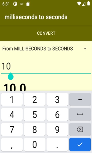 milliseconds to seconds converter - Preview 3