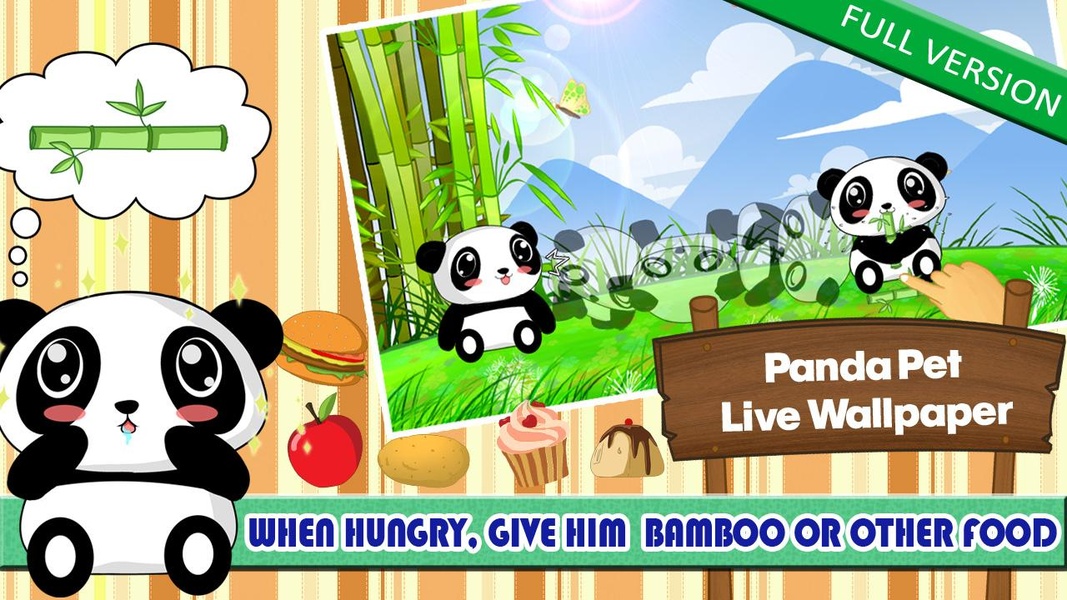 Panda Pet Live Wallpaper Free - Preview 2