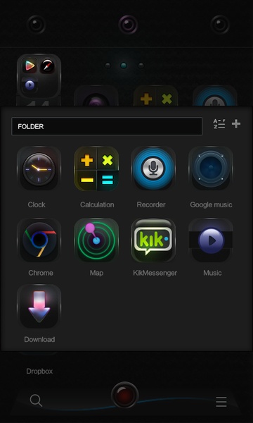 Black Elf GO Launcher Theme - Preview 2