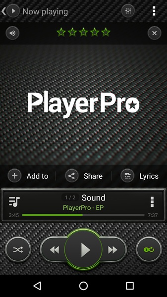 PlayerPro Carbon skin - Preview 3