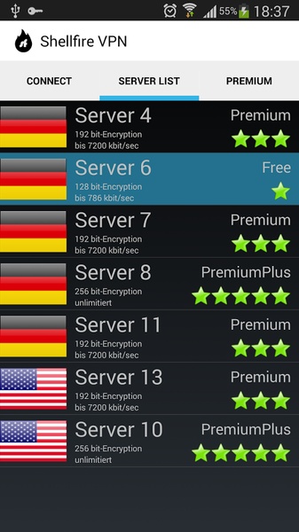 Shellfire VPN - Preview 4