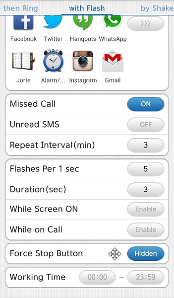 Vibrate then Ring with Flash - Preview 4