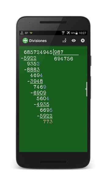 Divisions calculator - Preview 4