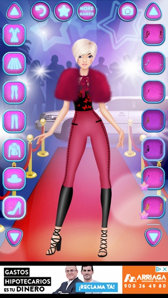 green emerald velvet dress 3-in-1 Dress Up Game Set: Princess Fashion Show