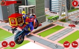 Superhero Bike Delivery Taxi screenshot 6