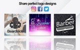 Barber Shop Logo screenshot 4