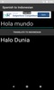 Spanish to Indonesian Translator screenshot 4