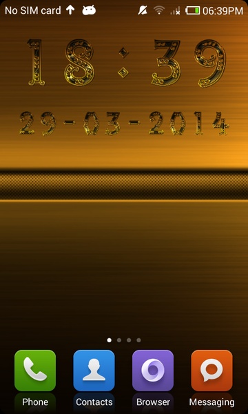 Gold Digital Clock - Preview 3