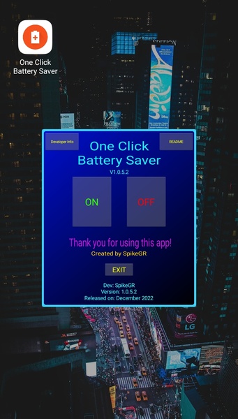 One Click Battery Saver - Preview 1
