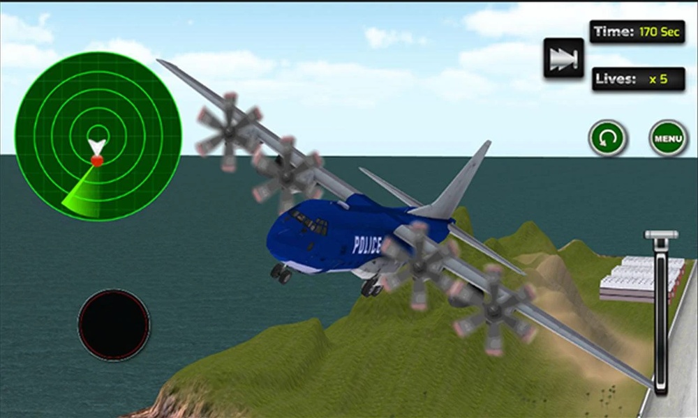 Police Car Airplane Transport - Preview 2