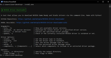 NVIDIA Driver Downloader screenshot 1