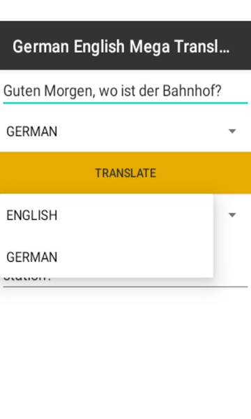 German English Mega Translator - Preview 1